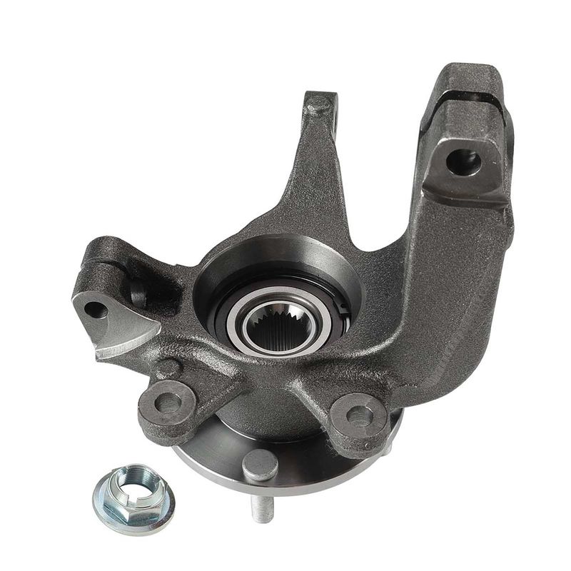 Front Driver Steering Knuckle & Wheel Hub Bearing Assembly for Ford Focus 06-11