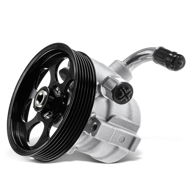 Power Steering Pump with Pulley for Hyundai Santa Fe V6 3.3L 2007-2009