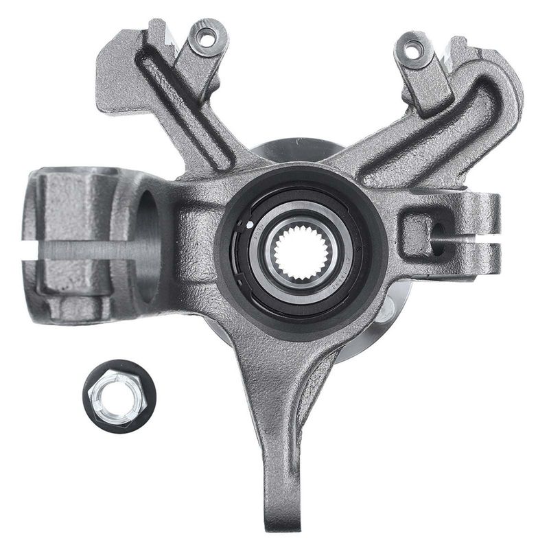 Front Driver Steering Knuckle & Wheel Hub Bearing Assembly for Ford Focus 00-04