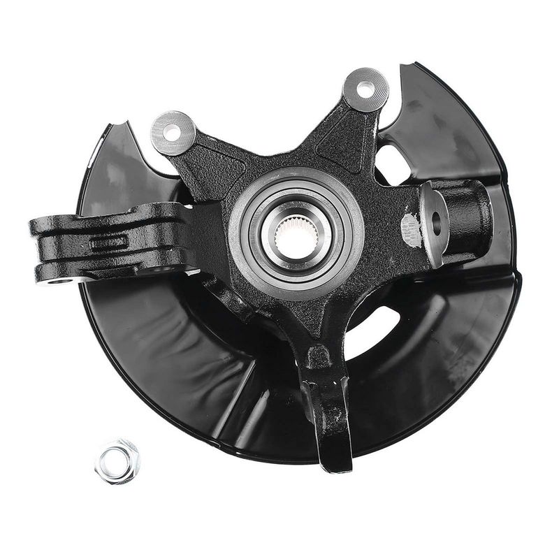 Front Driver Steering Knuckle & Wheel Hub Bearing Assembly for Honda Pilot 05-08