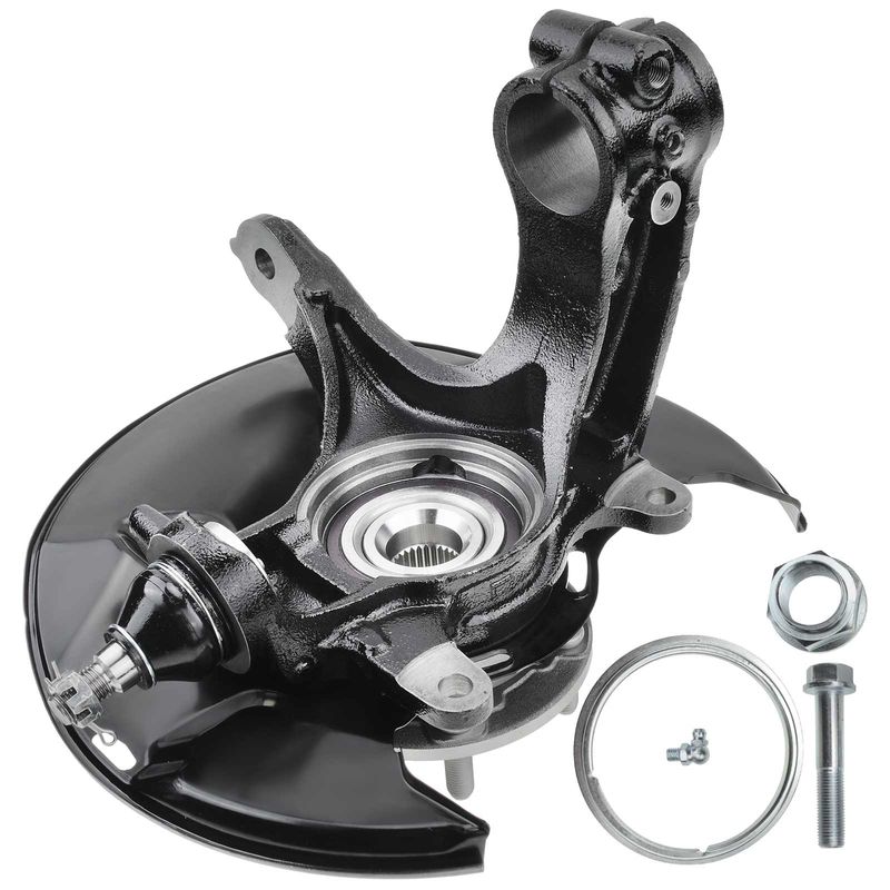 Front Driver Steering Knuckle & Wheel Hub Bearing Assembly for Honda Accord