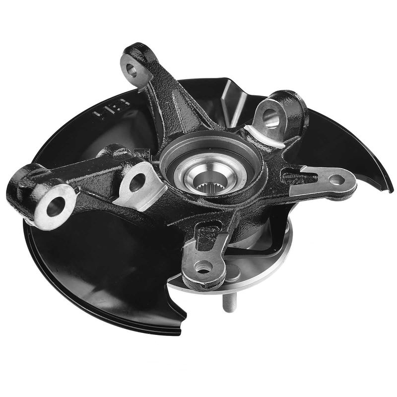 2x Front Steering Knuckle & Wheel Hub Bearing Assembly for Honda Civic 06-11