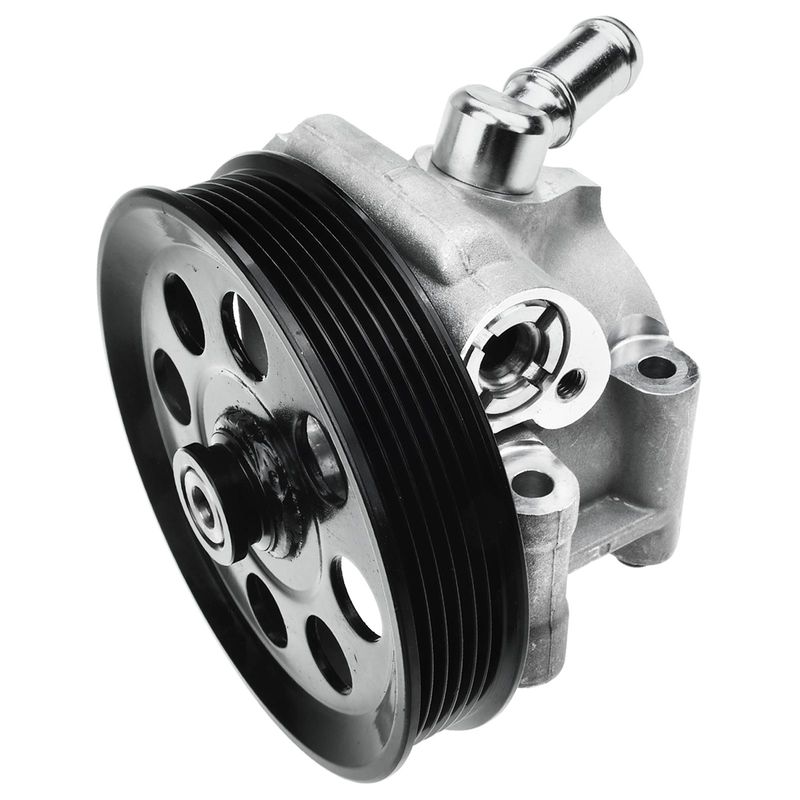 Power Steering Pump with Pulley for Ford F-450 F-550 Super Duty 2011-2016 6.8L