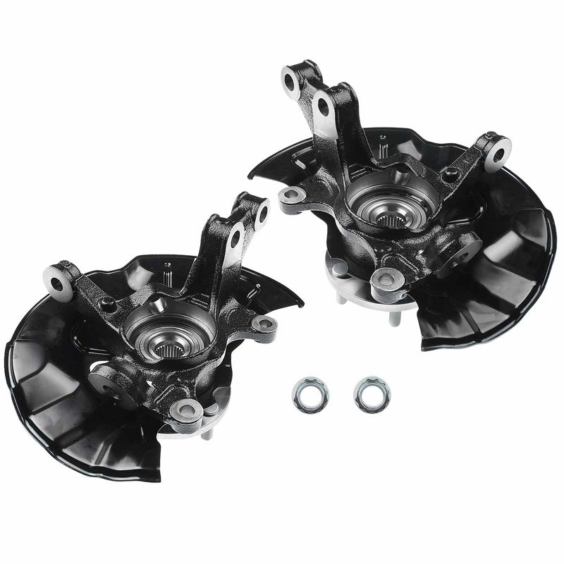 2x Front Steering Knuckle & Wheel Hub Bearing Assembly for Toyota Matrix Corolla