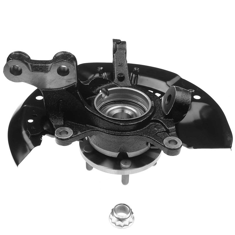 2x Front Steering Knuckle & Wheel Hub Bearing Assembly for Toyota Sienna 11-17