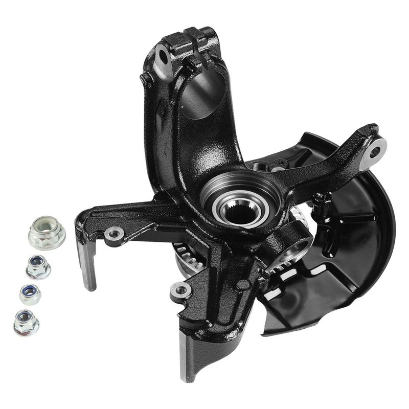 2x Front Steering Knuckle & Wheel Hub Bearing Assembly for VW Beetle Golf Jetta
