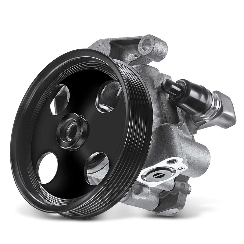 Power Steering Pump with Pulley for Mercedes Benz GLK350 10-12 4Matic Base 3.5L