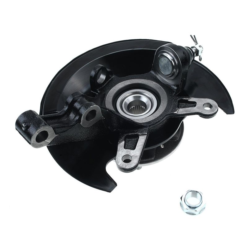 Front Driver Steering Knuckle & Wheel Hub Bearing Assembly for Honda Civic 03-05