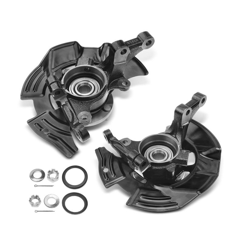 2x Front Steering Knuckle Assembly for Hyundai Sonata 2011-2013 L4 2.4L