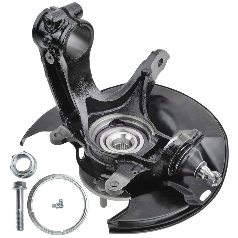 Front Passenger Steering Knuckle & Wheel Hub Bearing Assembly for Honda Accord