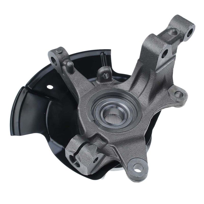 2x Front Steering Knuckle & Wheel Hub Bearing Assembly for Ford Edge 11-14