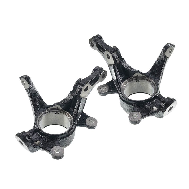 2x Front Steering Knuckle for Honda CR-V 2007-2009 L4 2.4L