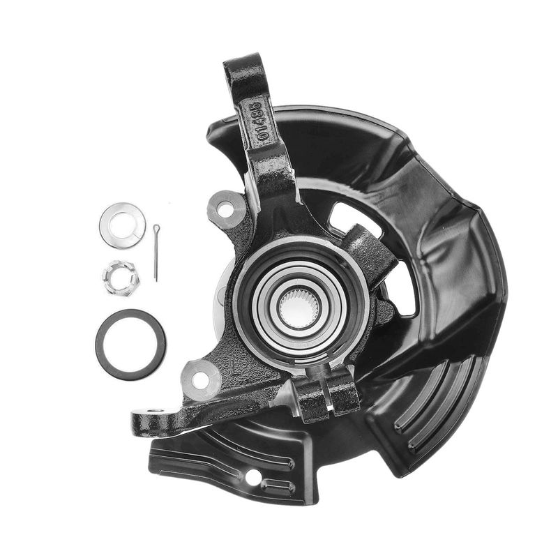 Front LH Steering Knuckle & Wheel Hub Bearing Assembly for Hyundai Sonata 11-13