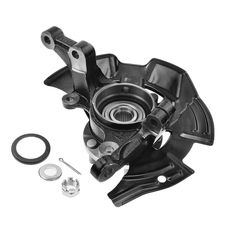 Front LH Steering Knuckle & Wheel Hub Bearing Assembly for Hyundai Sonata 11-13