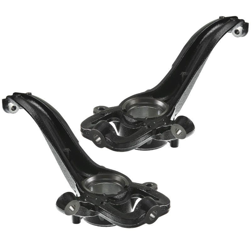 2x Front Steering Knuckle for Volkswagen Touareg 11-17 3.0L 3.6L