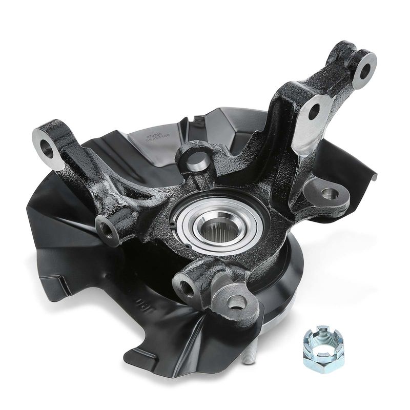Front Driver Steering Knuckle Assembly for Kia Rio Rio5 Hyundai Accent 2006-2011