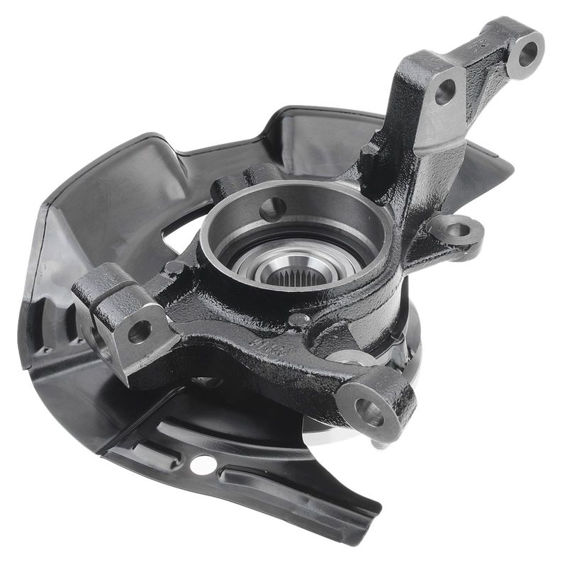 2x Front Steering Knuckle Assembly for Hyundai Sonata 11-13 with Sport Susp.
