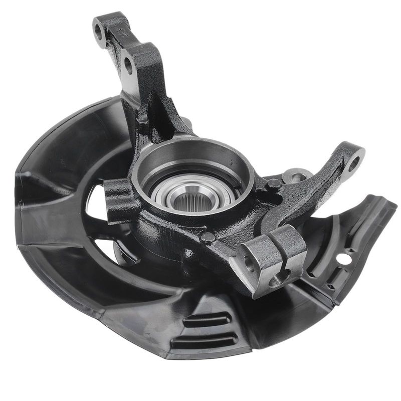 2x Front Steering Knuckle Assembly for Hyundai Sonata 11-13 with Sport Susp.