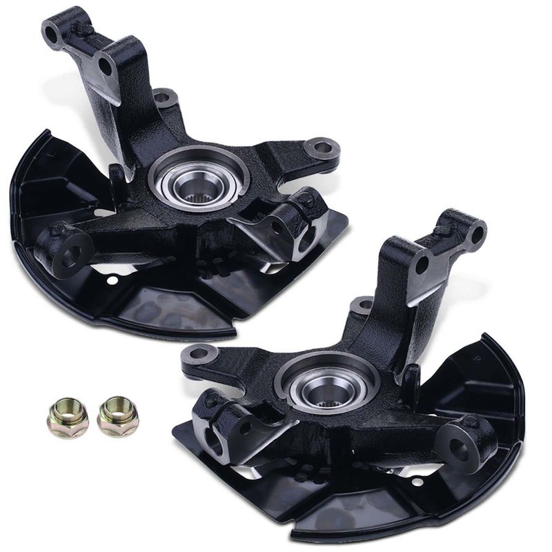 2x Front Steering Knuckle & Wheel Hub Bearing Assembly for Mazda CX-7 07-12 CX-9
