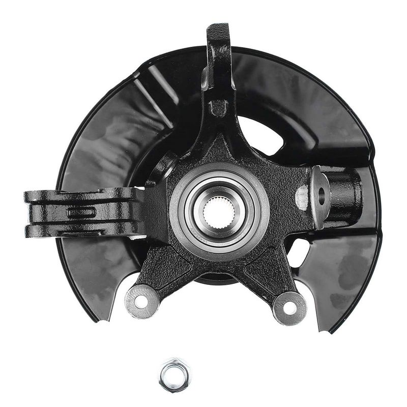 2x Front Steering Knuckle & Wheel Hub Bearing Assembly for Honda Pilot 05-08