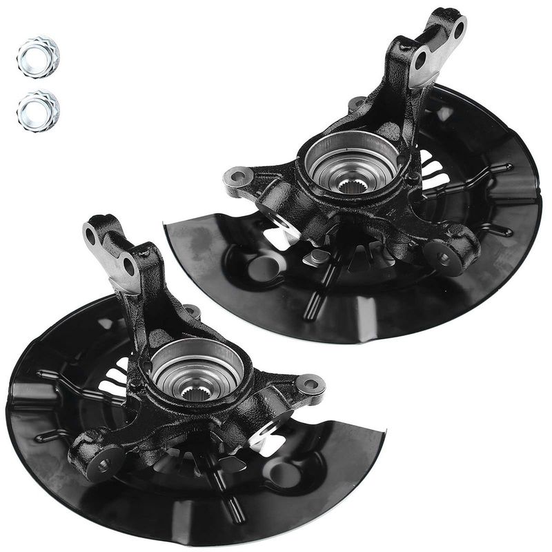 2x Front Steering Knuckle & Wheel Hub Bearing Assembly for Toyota Camry 12-17 LE