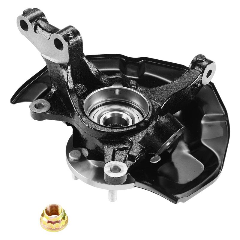 2x Front Steering Knuckle & Wheel Hub Bearing Assembly for Toyota Avalon 05-11
