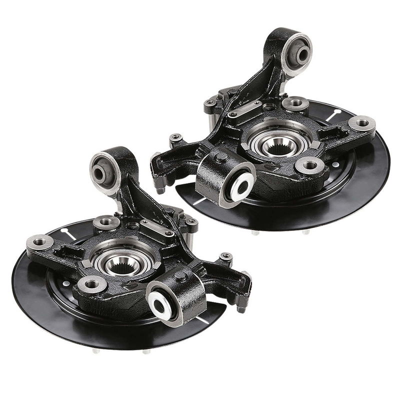 2x Rear Steering Knuckle & Wheel Hub Bearing Assembly for Ford Explorer 06-10