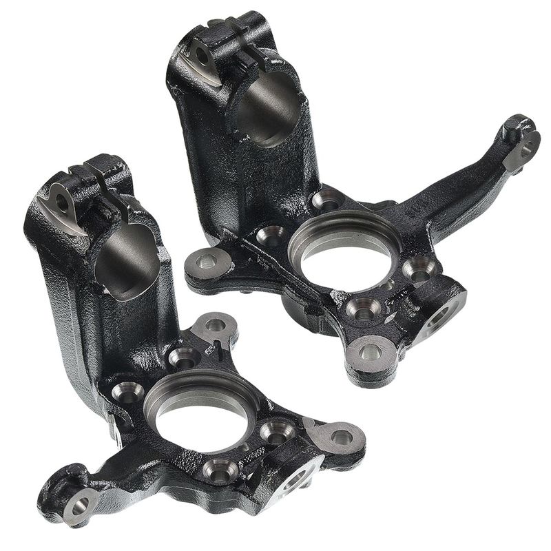 2x Front Steering Knuckle for Audi A3 Q3 Volkswagen Eos Golf Jetta Tiguan