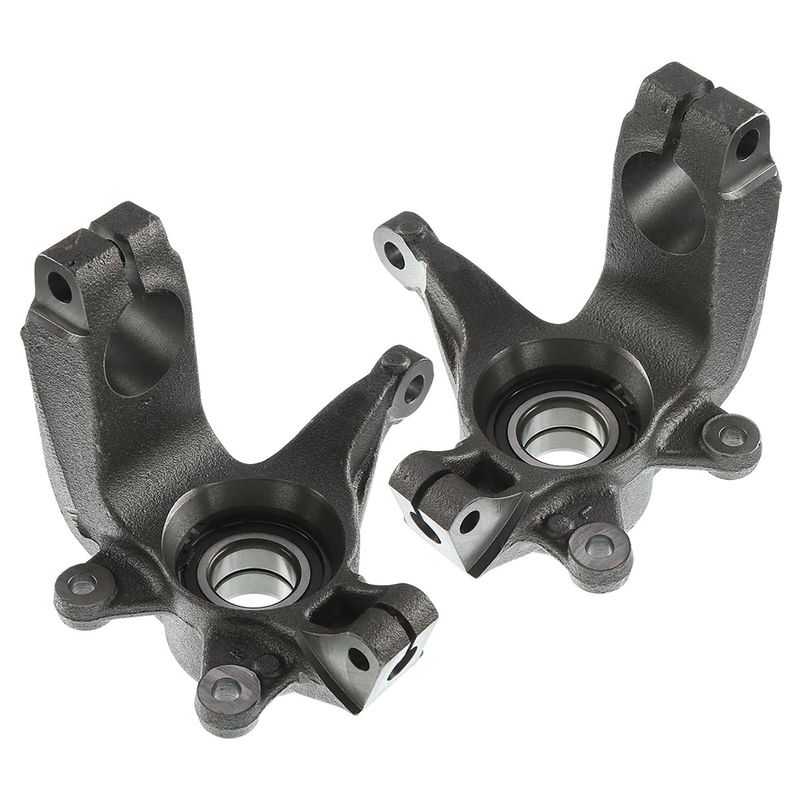 2x Front Steering Knuckle for Ford Focus 2006-2011 2.0L 2.3L 2.5L