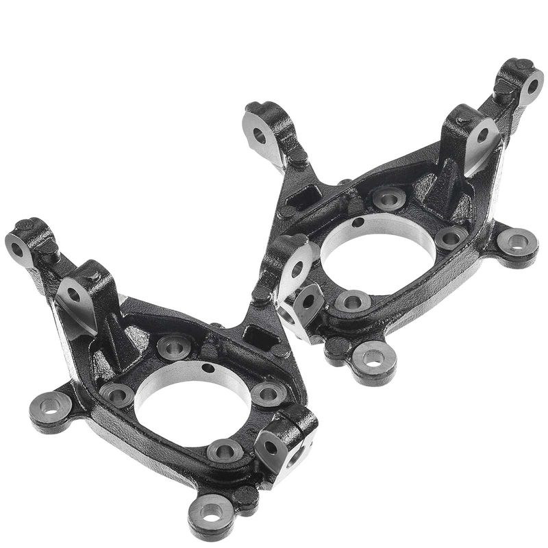 2x Front Steering Knuckle for Jeep Renegade 15-16 L4 1.4L 2.4L FWD