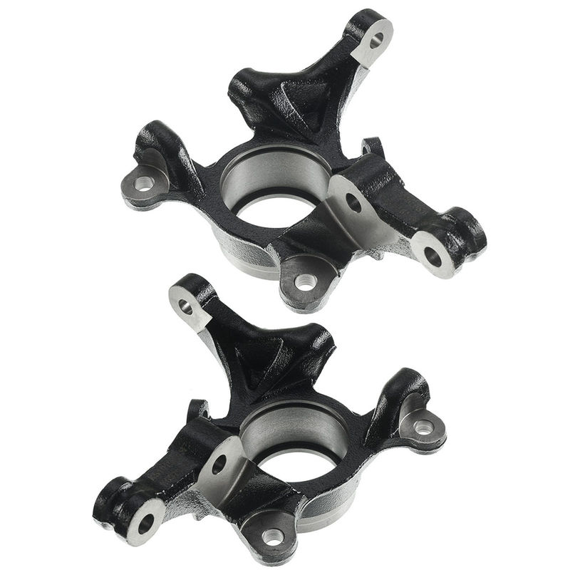 2x Front Steering Knuckle for Hyundai Accent Kia Rio Rio5 L4 1.6L