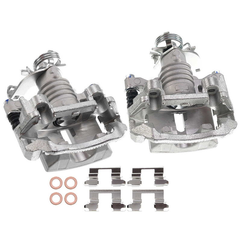 2x Rear Brake Caliper with Bracket for Chevy Cobalt HHR Malibu Pontiac G5 G6
