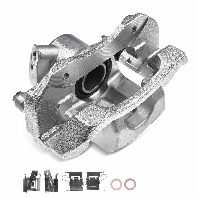 Rear Passenger Brake Caliper with Bracket for Toyota Prius V 2012-2017 1.8L