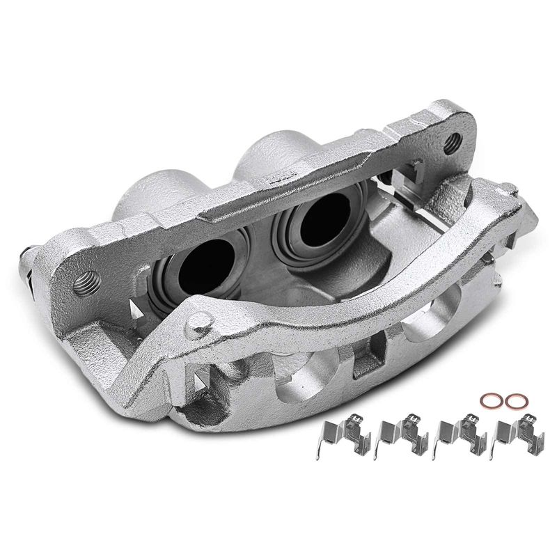 Front Passenger Disc Brake Caliper with Bracket for Ram 2500 3500 2019-2021