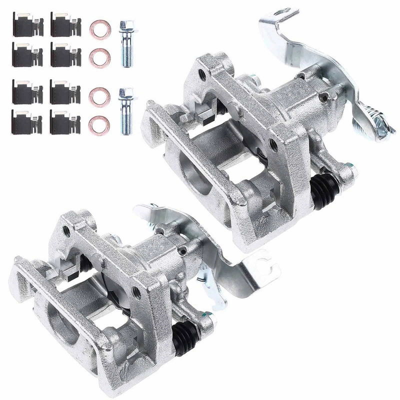 2x Rear Brake Caliper with Bracket for Ford Taurus 2008 2009 Five Hundred 05-07