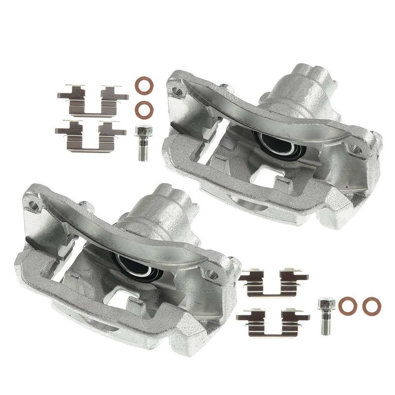 2x Rear Brake Caliper with Bracket for Subaru Baja 2003-2006 Legacy 2000-2004