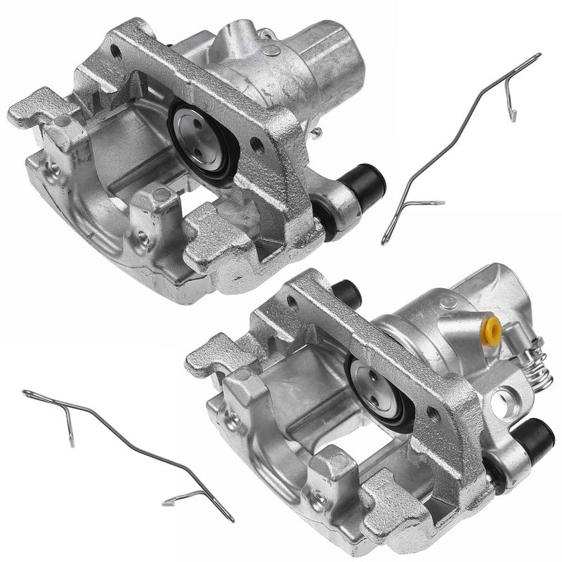 2x Rear Brake Caliper with Bracket for Ford Focus 2012-2018 EcoSport 2018-2020