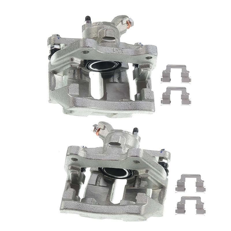 2x Rear Disc Brake Calipers with Bracket for Land Rover Range Rover 06-09