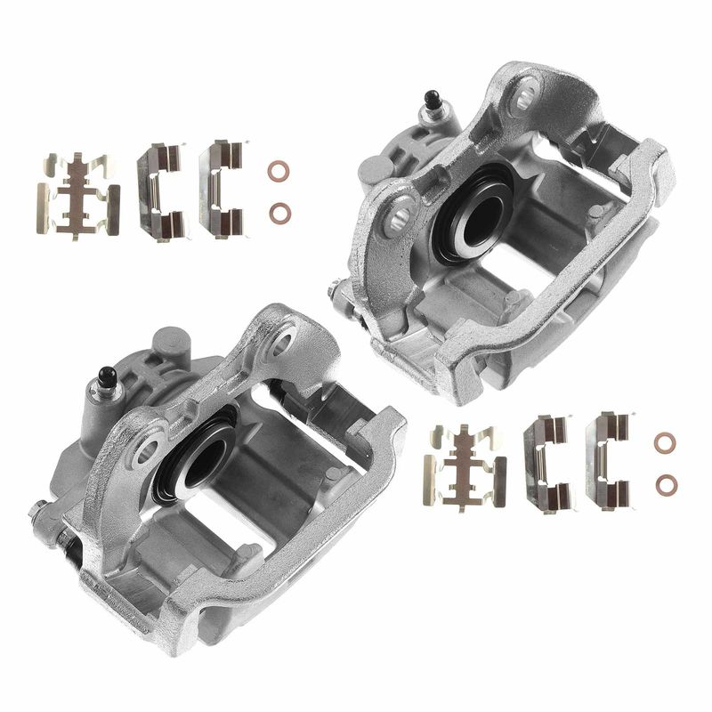 2x Rear Brake Caliper with Bracket for Chevy Silverado 1500 1999-2002 Tahoe GMC