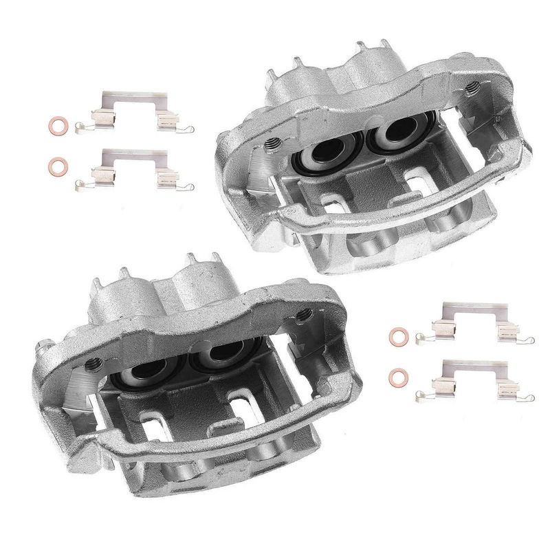 2x Rear Brake Caliper with Bracket for Ford F-250 F-350 Super Duty 2000-2004