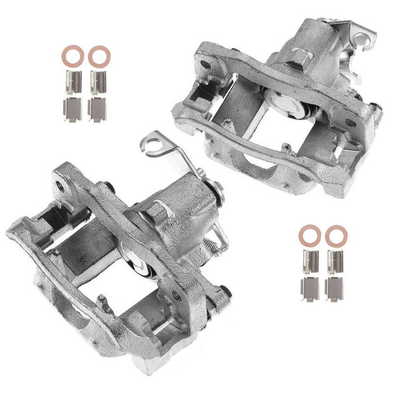 2x Rear Brake Caliper with Bracket for Chrysler Town & Country 2008-2012 Dodge
