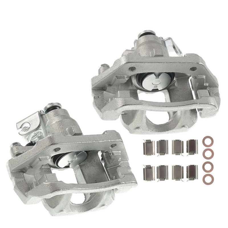 2x Rear Brake Caliper with Bracket for Ford Explorer 2011-2015 Flex Taurus MKT