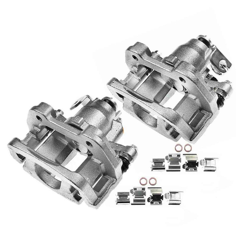 2x Rear Brake Caliper with Bracket for Ford Explorer Flex Taurus Lincoln MKS MKT
