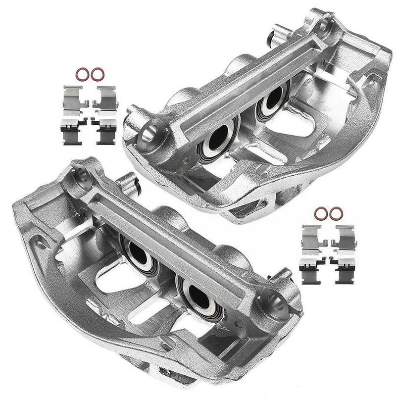 2x Rear Brake Caliper with Bracket for Ford E-450 Super Duty 2008-2019
