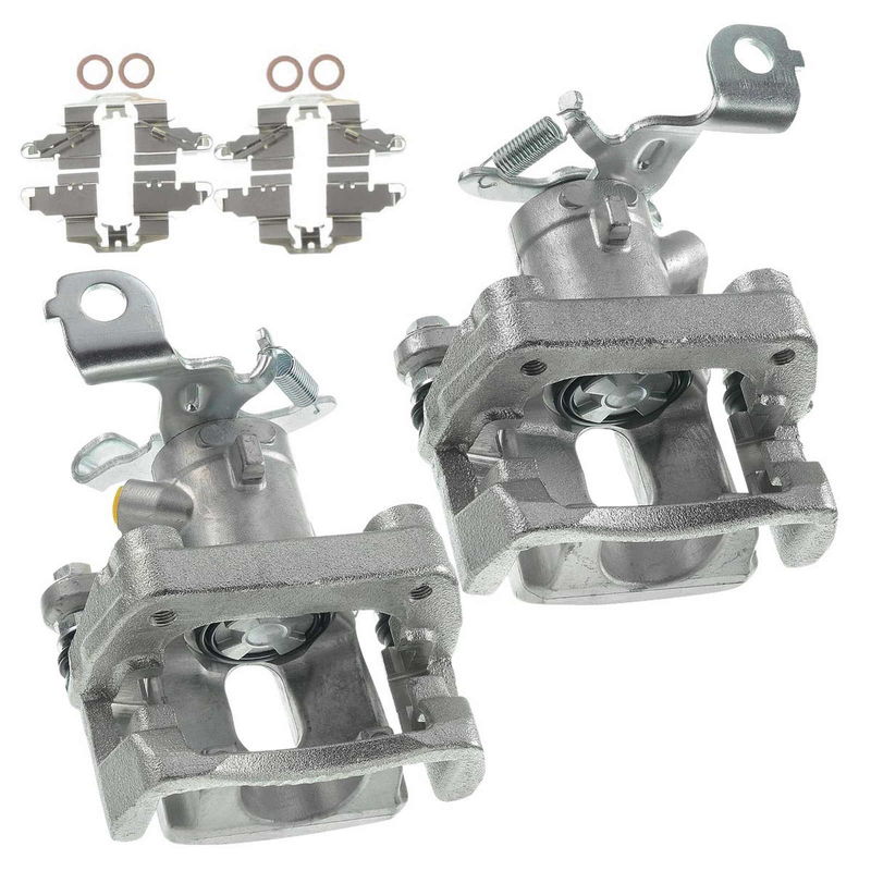 2x Rear Brake Caliper with Bracket for Toyota Corolla 2009-2018 Matrix 2009-2014