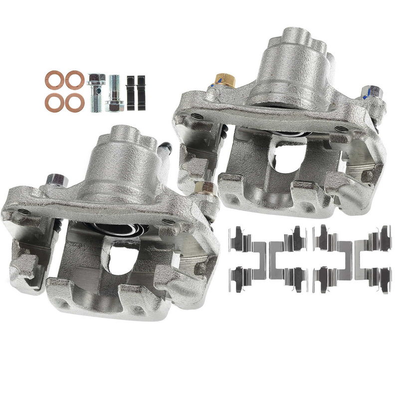 2x Rear Brake Caliper with Bracket for Camry 2002-2006 Solara Avalon 2.4L 3.3L