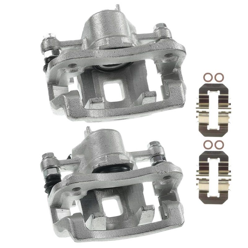 2x Rear Brake Caliper with Bracket for Hyundai Sonata 2008-2010 2.4L