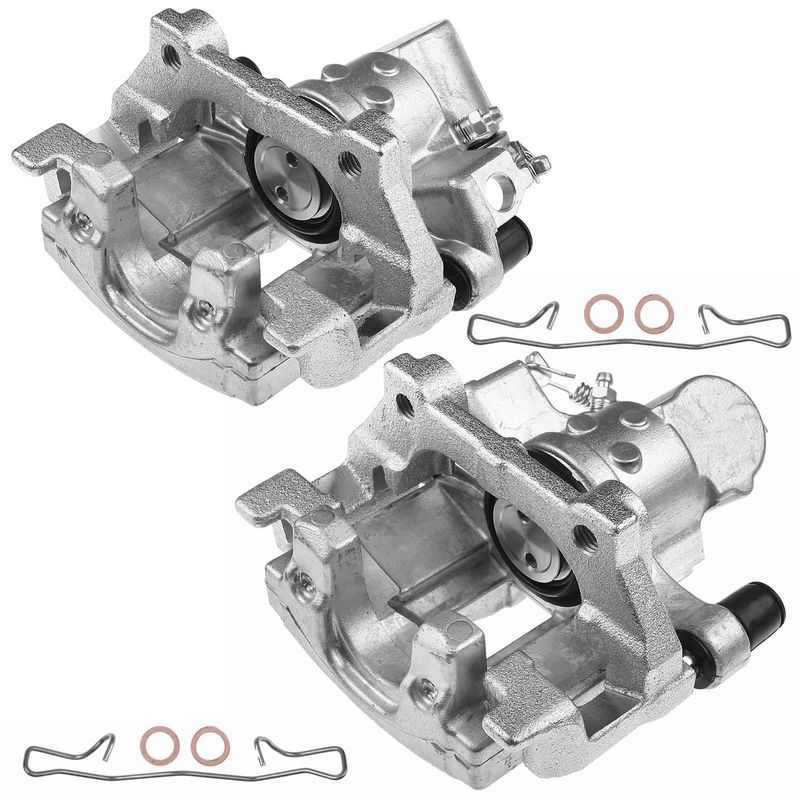 2x Rear Brake Caliper with Bracket for Chevy Cobalt 2008-2010 2.0L