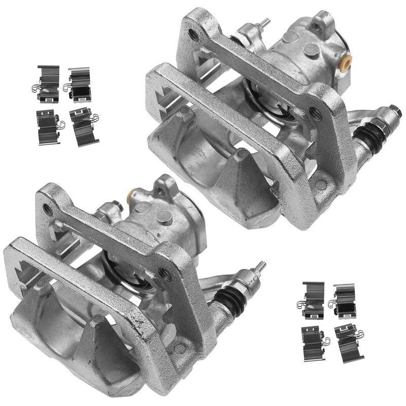 2x Rear Brake Caliper with Bracket for Jeep Cherokee 2014-2020 Chrysler 200