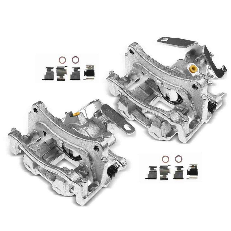 2x Rear Brake Caliper with Bracket for Ford Transit-150 250 350 2015-2019